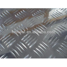 hot selling high quality and competitive price five-bar chequered aluminium sheet